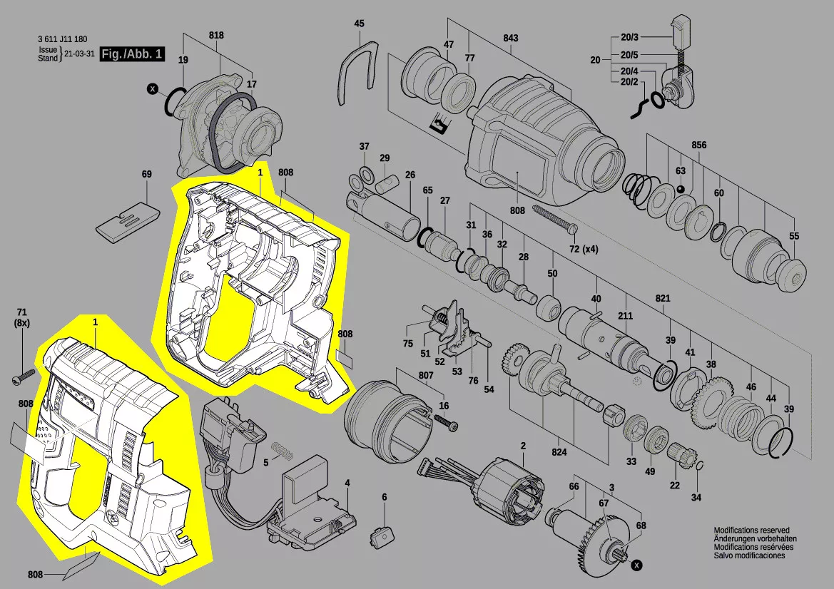 Coquille réf. 1 619 P15 614 Bosch